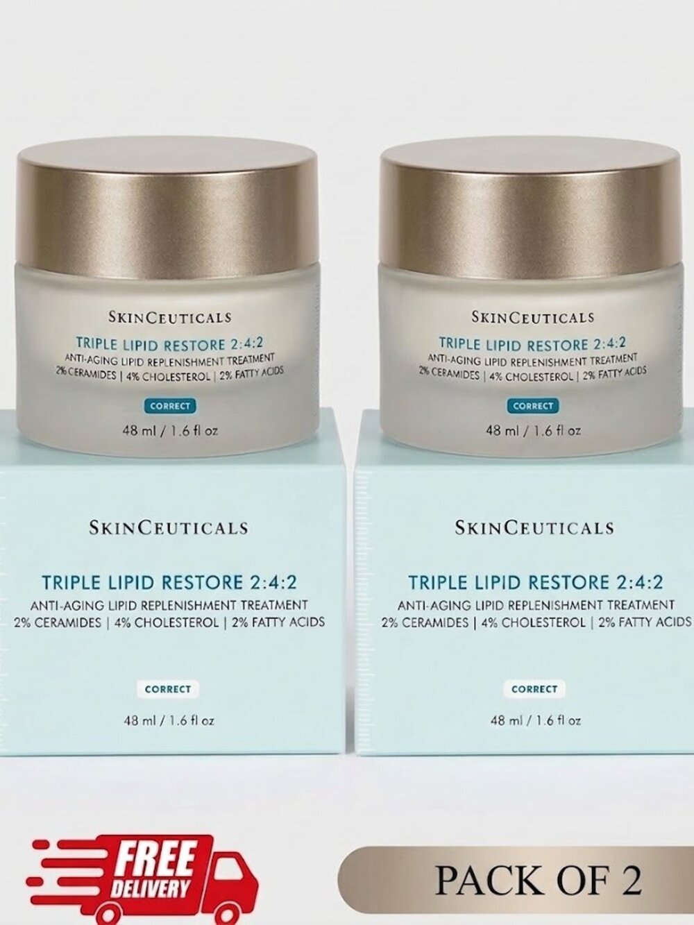 SkinCeuticals Triple Lipid Restore 1.6 oz Face Cream 2:4:2, 48ml Sealed New Box
